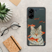 Thumbnail for Cat Goldfish - Xiaomi Poco C65 θήκη