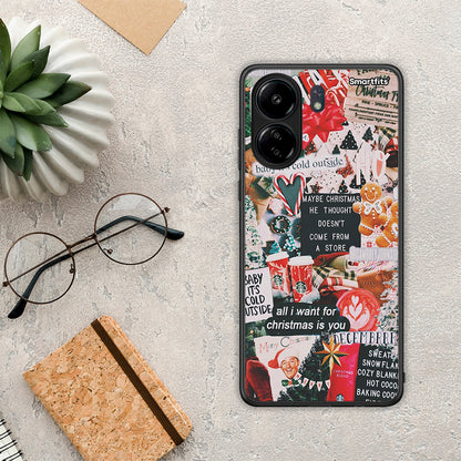 Christmas Happiness - Xiaomi Poco C65 θήκη