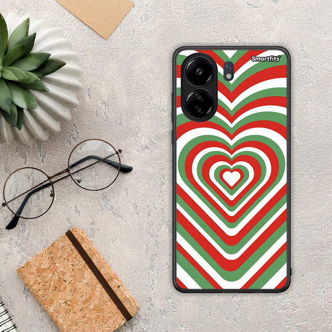 Christmas Hearts - Xiaomi Poco C65 θήκη