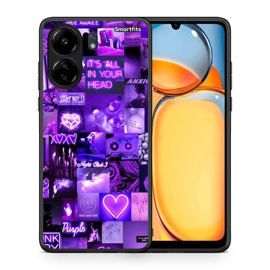 Collage Stay Wild - Xiaomi Poco C65 θήκη