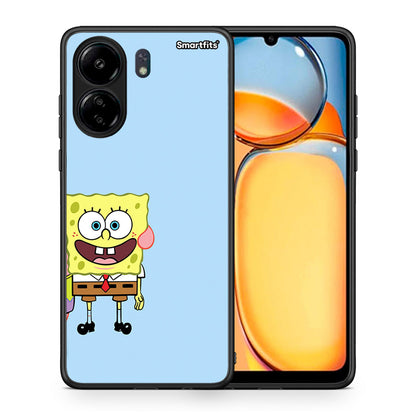 Θήκη Xiaomi Poco C65 Friends Bob από τη Smartfits με σχέδιο στο πίσω μέρος και μαύρο περίβλημα | Xiaomi Poco C65 Friends Bob case with colorful back and black bezels