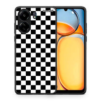 Thumbnail for Θήκη Xiaomi Poco C65 Squares Geometric από τη Smartfits με σχέδιο στο πίσω μέρος και μαύρο περίβλημα | Xiaomi Poco C65 Squares Geometric case with colorful back and black bezels