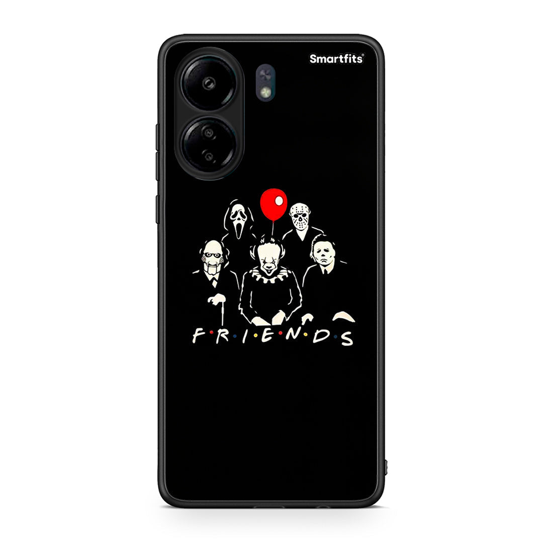 Xiaomi Poco C65 Halloween Friends Θήκη από τη Smartfits με σχέδιο στο πίσω μέρος και μαύρο περίβλημα | Smartphone case with colorful back and black bezels by Smartfits