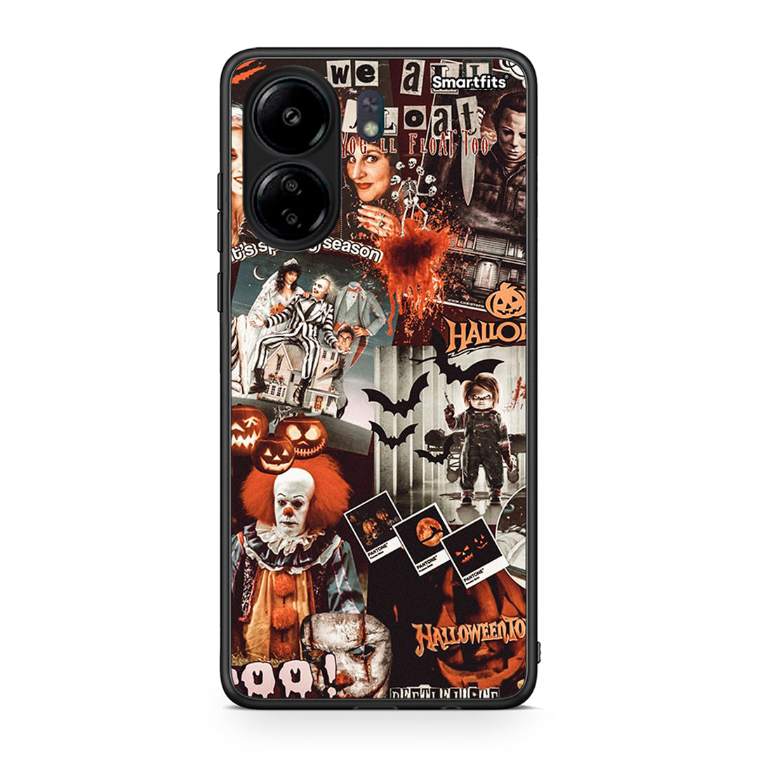 Xiaomi Poco C65 Halloween Spooky Season Θήκη από τη Smartfits με σχέδιο στο πίσω μέρος και μαύρο περίβλημα | Smartphone case with colorful back and black bezels by Smartfits