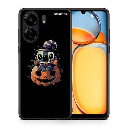 Θήκη Xiaomi Redmi 13C Halloween Stitch από τη Smartfits με σχέδιο στο πίσω μέρος και μαύρο περίβλημα | Xiaomi Redmi 13C Halloween Stitch case with colorful back and black bezels