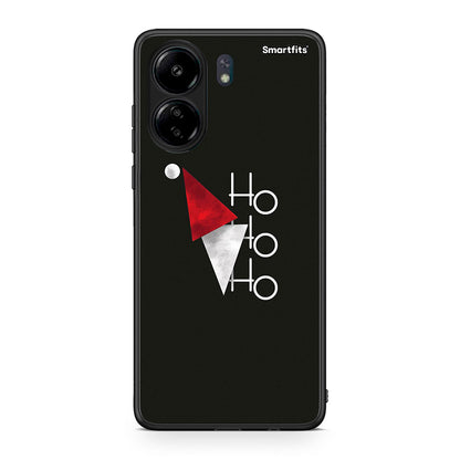 Xiaomi Poco C65 Minimal Christmas θήκη από τη Smartfits με σχέδιο στο πίσω μέρος και μαύρο περίβλημα | Smartphone case with colorful back and black bezels by Smartfits