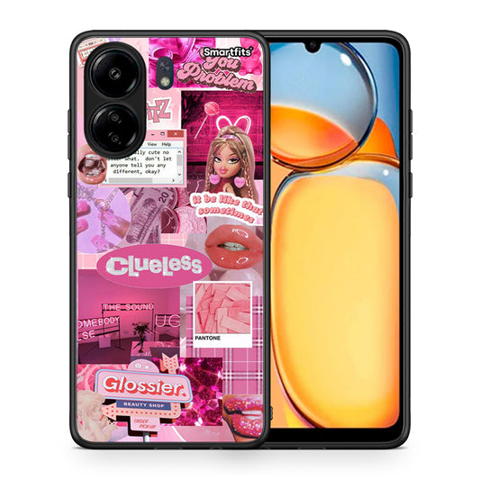 Pink Love - Xiaomi Poco C65 θήκη