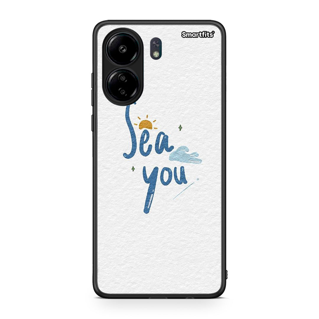 Xiaomi Poco C65 Sea You Θήκη από τη Smartfits με σχέδιο στο πίσω μέρος και μαύρο περίβλημα | Smartphone case with colorful back and black bezels by Smartfits