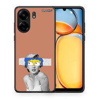 Thumbnail for Θήκη Xiaomi Poco C65 Sim Merilyn από τη Smartfits με σχέδιο στο πίσω μέρος και μαύρο περίβλημα | Xiaomi Poco C65 Sim Merilyn case with colorful back and black bezels