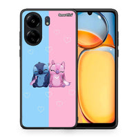 Thumbnail for Θήκη Xiaomi Poco C65 Stitch And Angel από τη Smartfits με σχέδιο στο πίσω μέρος και μαύρο περίβλημα | Xiaomi Poco C65 Stitch And Angel case with colorful back and black bezels