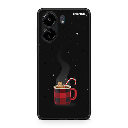 Xiaomi Poco C65 Xmas Bathing θήκη από τη Smartfits με σχέδιο στο πίσω μέρος και μαύρο περίβλημα | Smartphone case with colorful back and black bezels by Smartfits