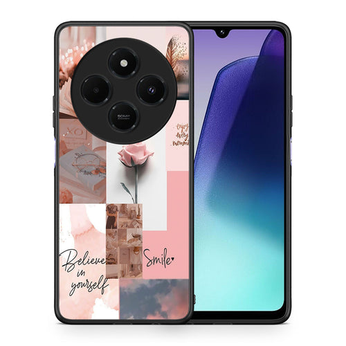 Θήκη Xiaomi Redmi 14C NFC / A3 Pro / Poco 75 4G / 5G Aesthetic Collage από τη Smartfits με σχέδιο στο πίσω μέρος και μαύρο περίβλημα | Xiaomi Redmi 14C NFC / A3 Pro / Poco 75 4G / 5G Aesthetic Collage case with colorful back and black bezels