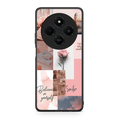 Xiaomi Redmi 14C NFC / A3 Pro / Poco 75 4G / 5G Aesthetic Collage θήκη από τη Smartfits με σχέδιο στο πίσω μέρος και μαύρο περίβλημα | Smartphone case with colorful back and black bezels by Smartfits