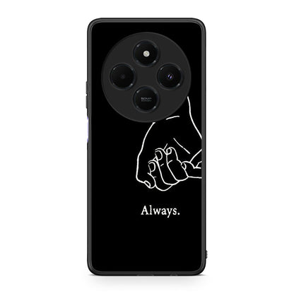 Xiaomi Redmi 14C NFC / A3 Pro / Poco 75 4G / 5G Always & Forever 1 Θήκη Αγίου Βαλεντίνου από τη Smartfits με σχέδιο στο πίσω μέρος και μαύρο περίβλημα | Smartphone case with colorful back and black bezels by Smartfits