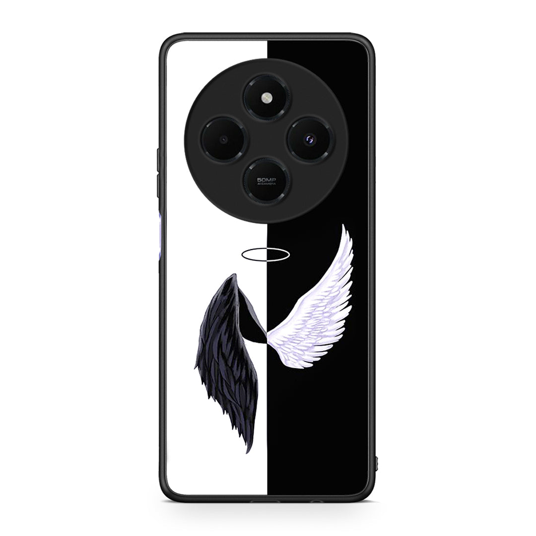 Xiaomi Redmi 14C NFC / A3 Pro / Poco 75 4G / 5G Angels Demons θήκη από τη Smartfits με σχέδιο στο πίσω μέρος και μαύρο περίβλημα | Smartphone case with colorful back and black bezels by Smartfits