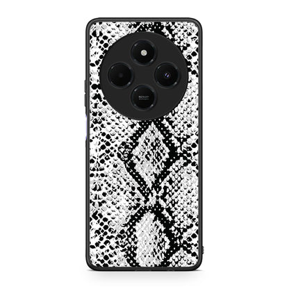 24 - Xiaomi Redmi 14C NFC / A3 Pro / Poco 75 4G / 5G White Snake Animal case, cover, bumper