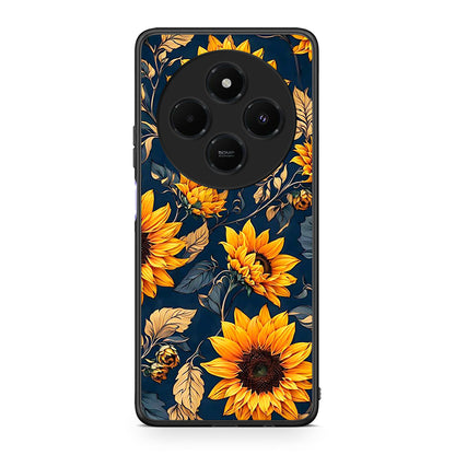 Xiaomi Redmi 14C NFC / A3 Pro / Poco 75 4G / 5G Autumn Sunflowers Θήκη από τη Smartfits με σχέδιο στο πίσω μέρος και μαύρο περίβλημα | Smartphone case with colorful back and black bezels by Smartfits