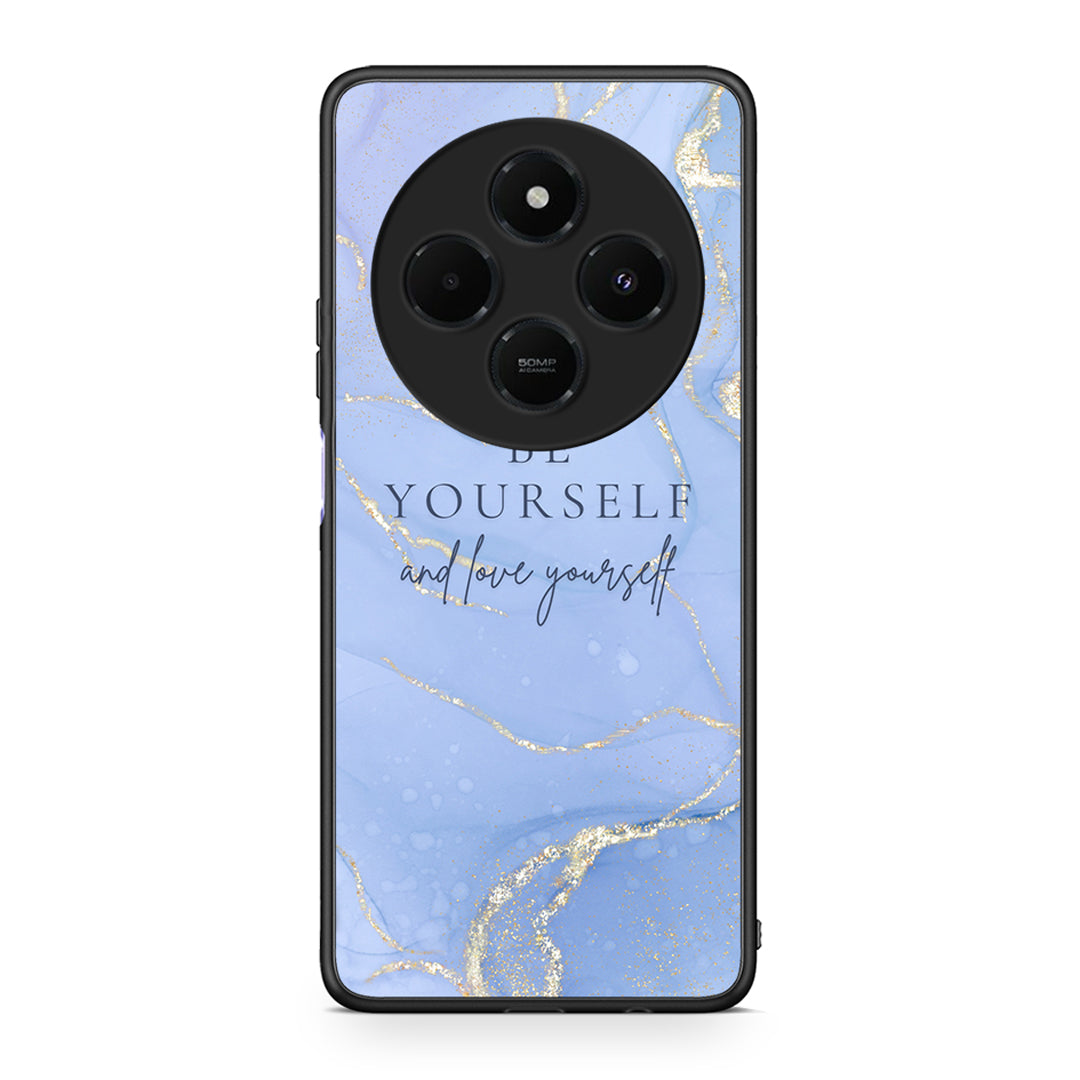 Xiaomi Redmi 14C NFC / A3 Pro / Poco 75 4G / 5G Be Yourself θήκη από τη Smartfits με σχέδιο στο πίσω μέρος και μαύρο περίβλημα | Smartphone case with colorful back and black bezels by Smartfits