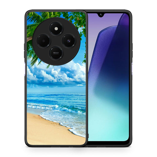 Θήκη Xiaomi Redmi 14C NFC / A3 Pro / Poco 75 4G / 5G Beautiful Beach από τη Smartfits με σχέδιο στο πίσω μέρος και μαύρο περίβλημα | Xiaomi Redmi 14C NFC / A3 Pro / Poco 75 4G / 5G Beautiful Beach case with colorful back and black bezels
