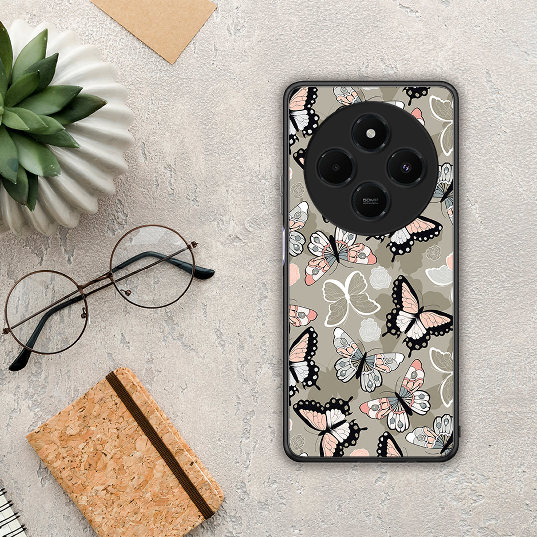 Boho Butterflies - Xiaomi Redmi 14C NFC / A3 Pro / Poco 75 4G / 5G θήκη