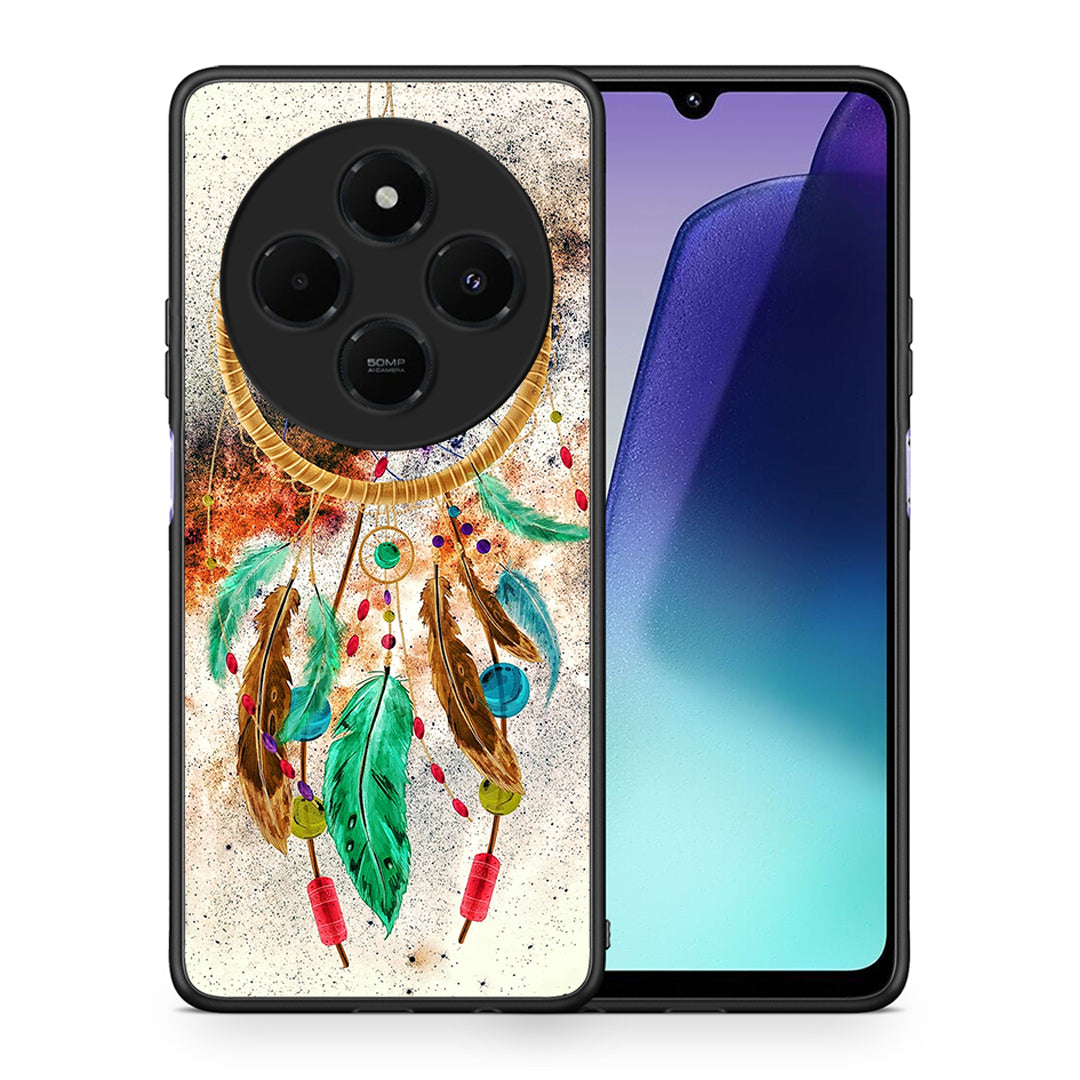 Θήκη Xiaomi Redmi 14C NFC / A3 Pro / Poco 75 4G / 5G DreamCatcher Boho από τη Smartfits με σχέδιο στο πίσω μέρος και μαύρο περίβλημα | Xiaomi Redmi 14C NFC / A3 Pro / Poco 75 4G / 5G DreamCatcher Boho case with colorful back and black bezels