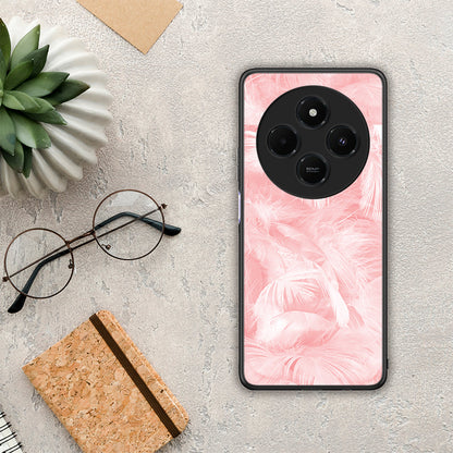 Boho Pink Feather - Xiaomi Redmi 14C NFC / A3 Pro / Poco 75 4G / 5G θήκη
