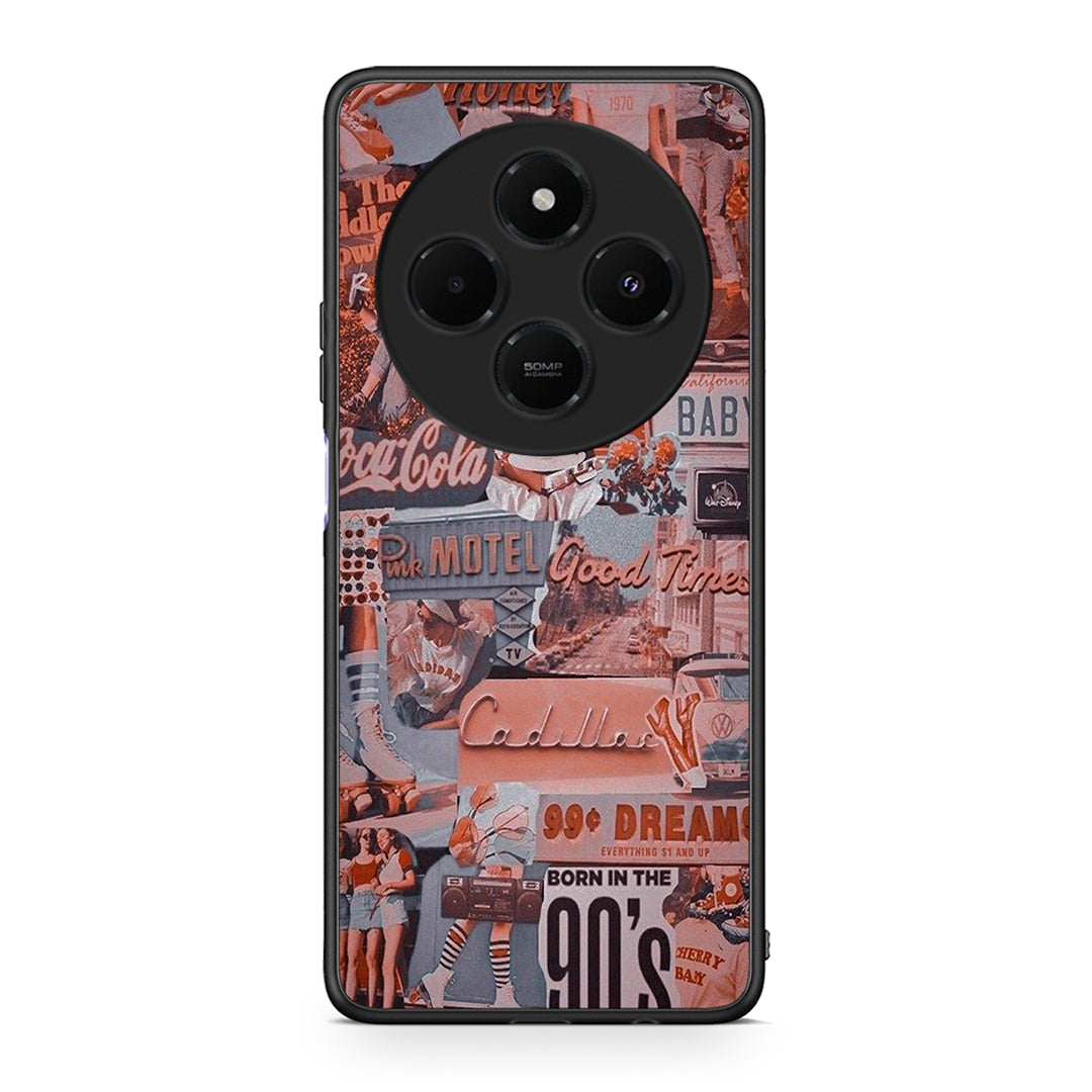 Xiaomi Redmi 14C NFC / A3 Pro / Poco 75 4G / 5G Born In 90s θήκη από τη Smartfits με σχέδιο στο πίσω μέρος και μαύρο περίβλημα | Smartphone case with colorful back and black bezels by Smartfits