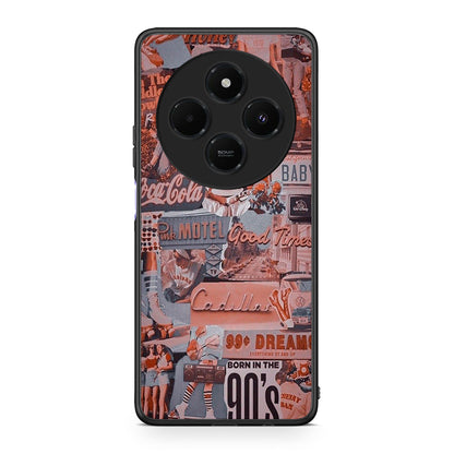 Xiaomi Redmi 14C NFC / A3 Pro / Poco 75 4G / 5G Born In 90s θήκη από τη Smartfits με σχέδιο στο πίσω μέρος και μαύρο περίβλημα | Smartphone case with colorful back and black bezels by Smartfits