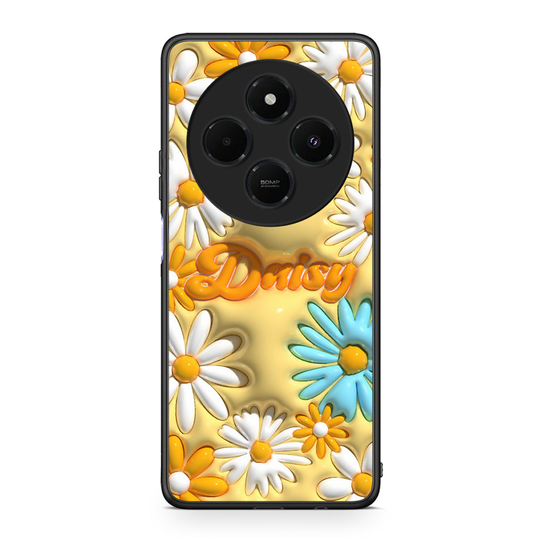 Xiaomi Redmi 14C NFC / A3 Pro / Poco 75 4G / 5G Bubble Daisies θήκη από τη Smartfits με σχέδιο στο πίσω μέρος και μαύρο περίβλημα | Smartphone case with colorful back and black bezels by Smartfits