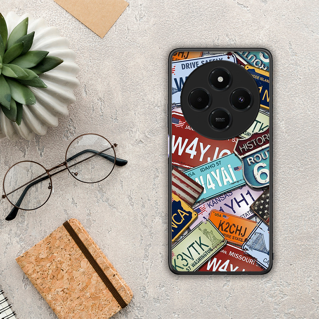 Car Plates - Xiaomi Redmi 14C NFC / A3 Pro / Poco 75 4G / 5G θήκη