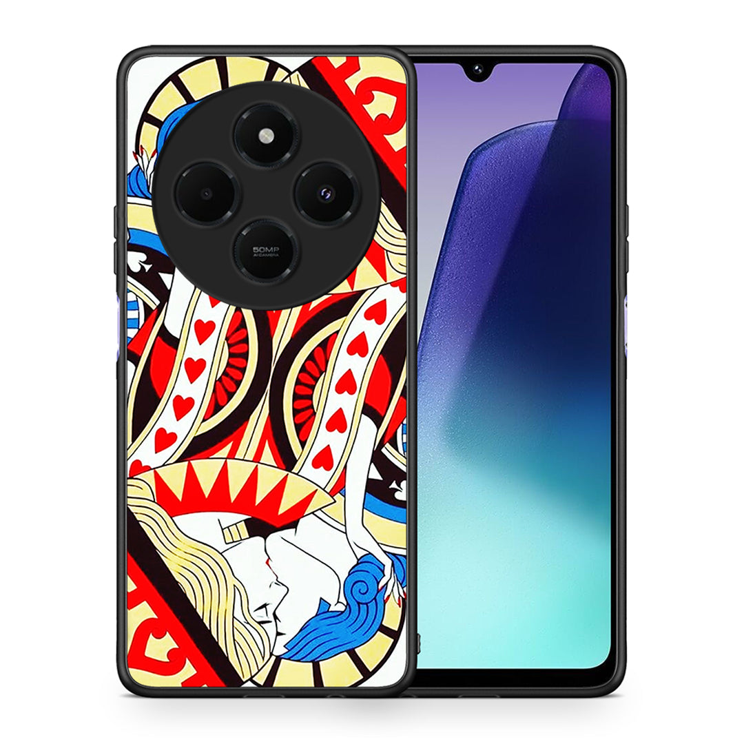 Θήκη Xiaomi Redmi 14C NFC / A3 Pro / Poco 75 4G / 5G Card Love από τη Smartfits με σχέδιο στο πίσω μέρος και μαύρο περίβλημα | Xiaomi Redmi 14C NFC / A3 Pro / Poco 75 4G / 5G Card Love case with colorful back and black bezels