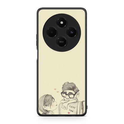 Xiaomi Redmi 14C NFC / A3 Pro / Poco 75 4G / 5G Carl And Ellie θήκη από τη Smartfits με σχέδιο στο πίσω μέρος και μαύρο περίβλημα | Smartphone case with colorful back and black bezels by Smartfits