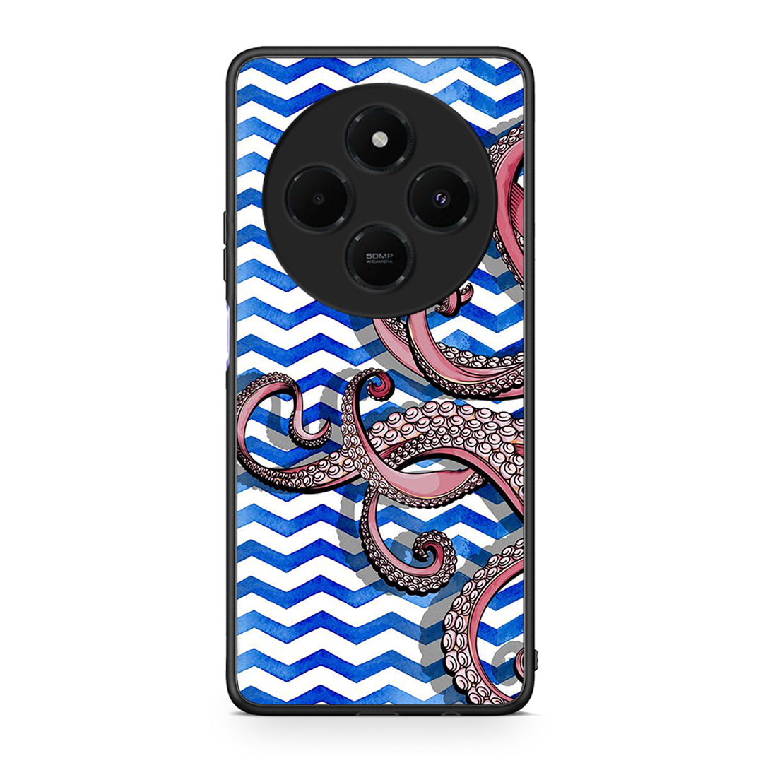 Xiaomi Redmi 14C NFC / A3 Pro / Poco 75 4G / 5G Chevron Devilfish θήκη από τη Smartfits με σχέδιο στο πίσω μέρος και μαύρο περίβλημα | Smartphone case with colorful back and black bezels by Smartfits