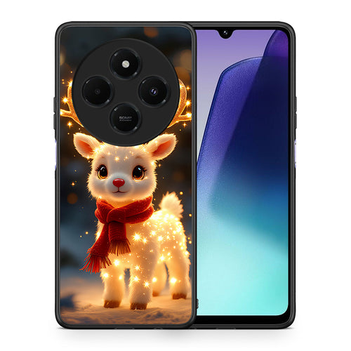 Θήκη Xiaomi Redmi 14C NFC / A3 Pro / Poco 75 4G / 5G Christmas Cutie από τη Smartfits με σχέδιο στο πίσω μέρος και μαύρο περίβλημα | Xiaomi Redmi 14C NFC / A3 Pro / Poco 75 4G / 5G Christmas Cutie case with colorful back and black bezels