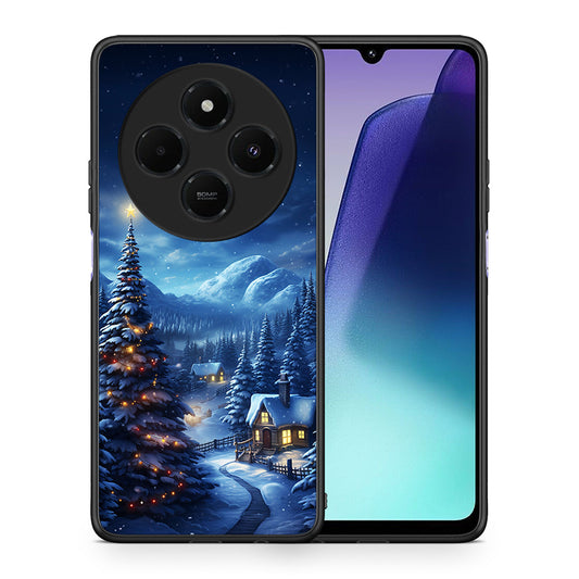Θήκη Xiaomi Redmi 14C NFC / A3 Pro / Poco 75 4G / 5G Christmas Scenery από τη Smartfits με σχέδιο στο πίσω μέρος και μαύρο περίβλημα | Xiaomi Redmi 14C NFC / A3 Pro / Poco 75 4G / 5G Christmas Scenery case with colorful back and black bezels