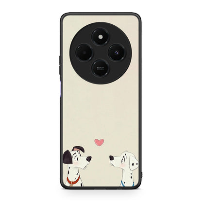 Xiaomi Redmi 14C NFC / A3 Pro / Poco 75 4G / 5G Dalmatians Love θήκη από τη Smartfits με σχέδιο στο πίσω μέρος και μαύρο περίβλημα | Smartphone case with colorful back and black bezels by Smartfits