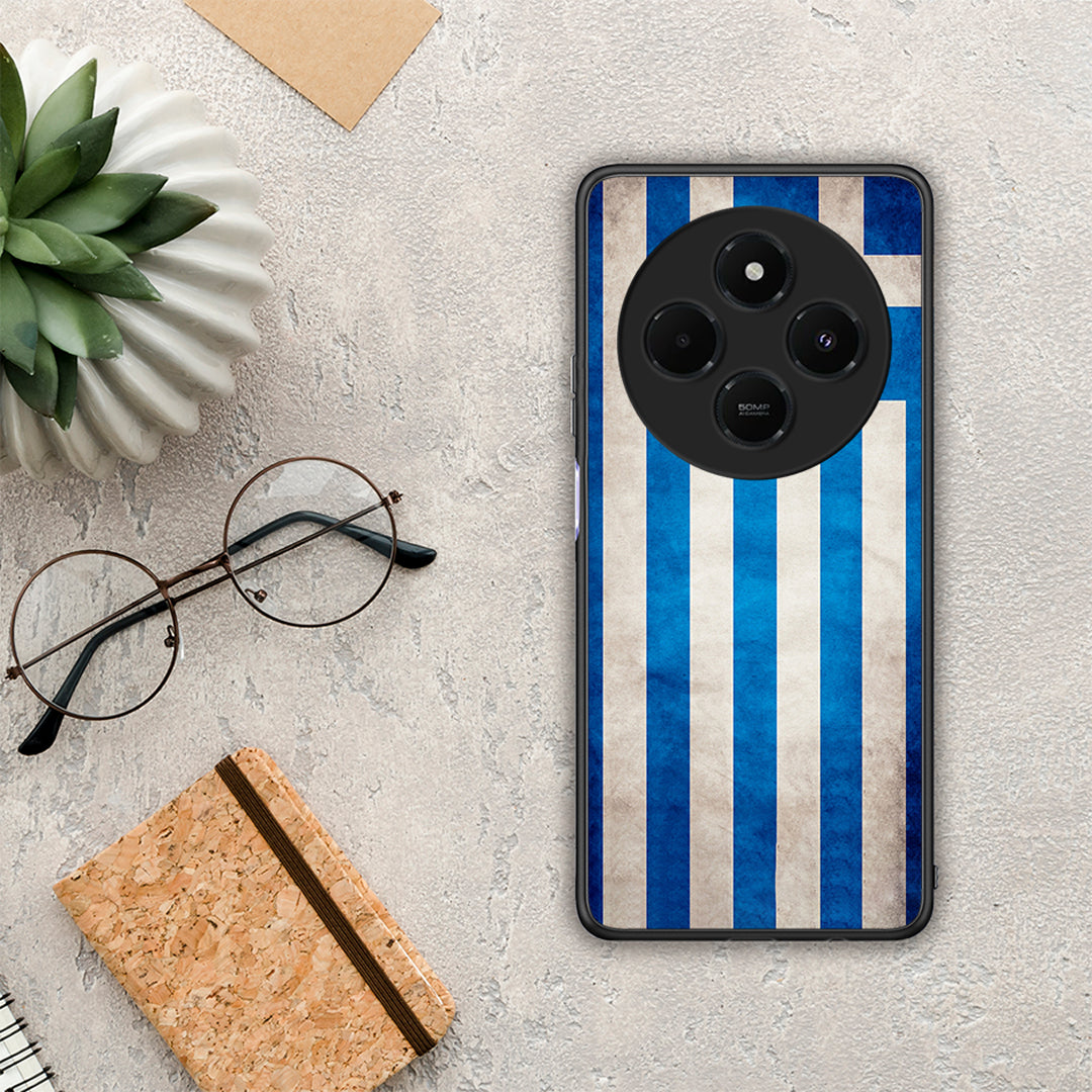 Flag Greek - Xiaomi Redmi 14C NFC / A3 Pro / Poco 75 4G / 5G θήκη