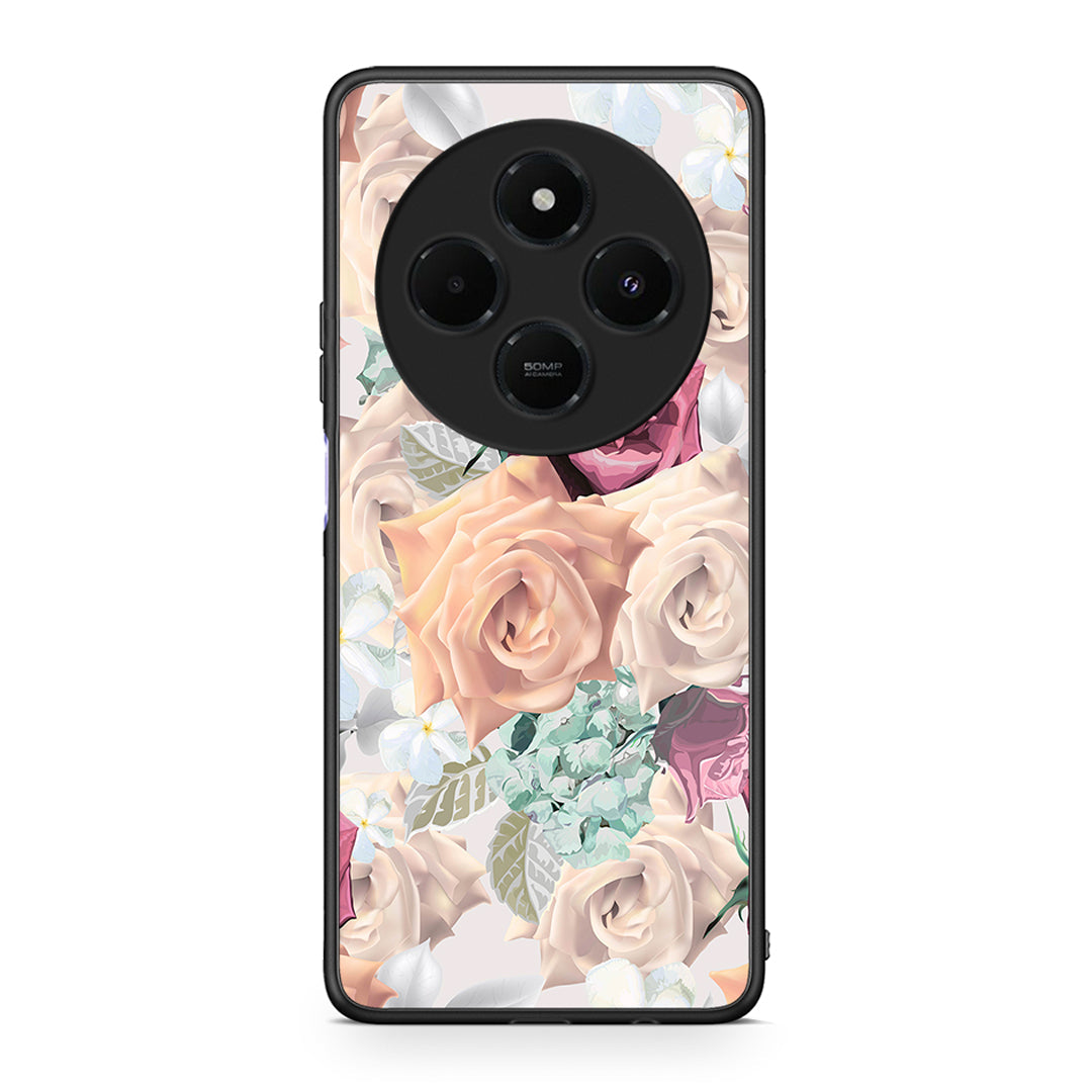 99 - Xiaomi Redmi 14C NFC / A3 Pro / Poco 75 4G / 5G Bouquet Floral case, cover, bumper