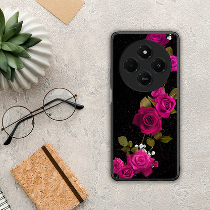 Flower Red Roses - Xiaomi Redmi 14C NFC / A3 Pro / Poco 75 4G / 5G θήκη