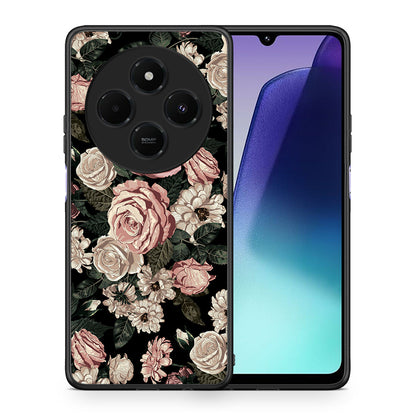 Θήκη Xiaomi Redmi 14C NFC / A3 Pro / Poco 75 4G / 5G Wild Roses Flower από τη Smartfits με σχέδιο στο πίσω μέρος και μαύρο περίβλημα | Xiaomi Redmi 14C NFC / A3 Pro / Poco 75 4G / 5G Wild Roses Flower case with colorful back and black bezels