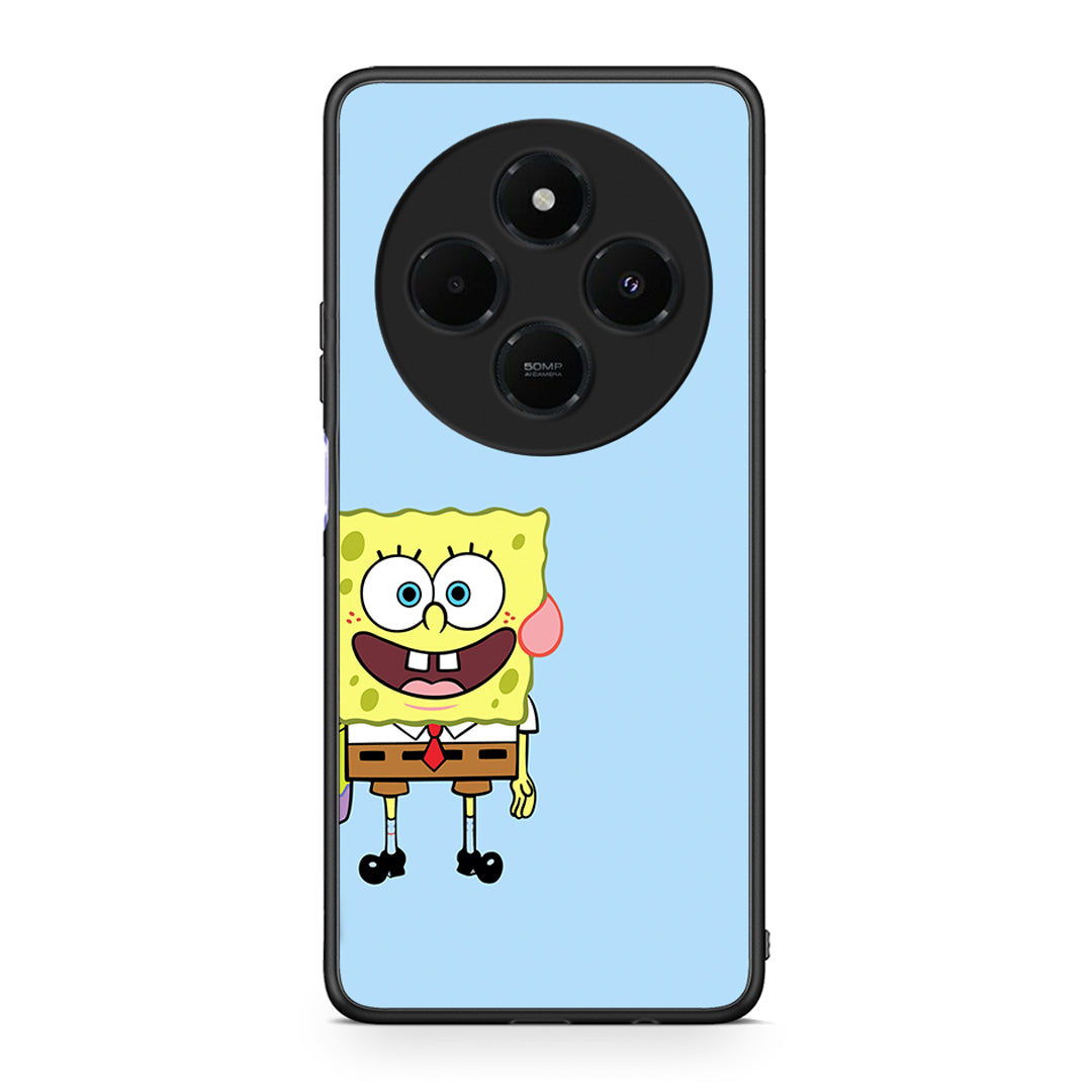 Xiaomi Redmi 14C NFC / A3 Pro / Poco 75 4G / 5G Friends Bob θήκη από τη Smartfits με σχέδιο στο πίσω μέρος και μαύρο περίβλημα | Smartphone case with colorful back and black bezels by Smartfits