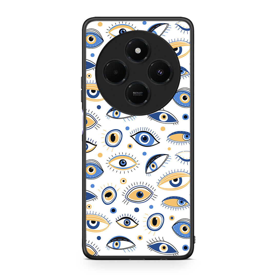 Xiaomi Redmi 14C NFC / A3 Pro / Poco 75 4G / 5G Ftou Ftou θήκη από τη Smartfits με σχέδιο στο πίσω μέρος και μαύρο περίβλημα | Smartphone case with colorful back and black bezels by Smartfits