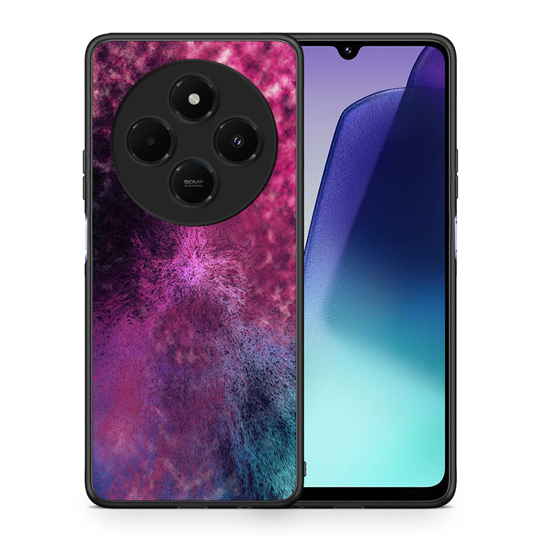 Θήκη Xiaomi Redmi 14C NFC / A3 Pro / Poco 75 4G / 5G Aurora Galaxy από τη Smartfits με σχέδιο στο πίσω μέρος και μαύρο περίβλημα | Xiaomi Redmi 14C NFC / A3 Pro / Poco 75 4G / 5G Aurora Galaxy case with colorful back and black bezels