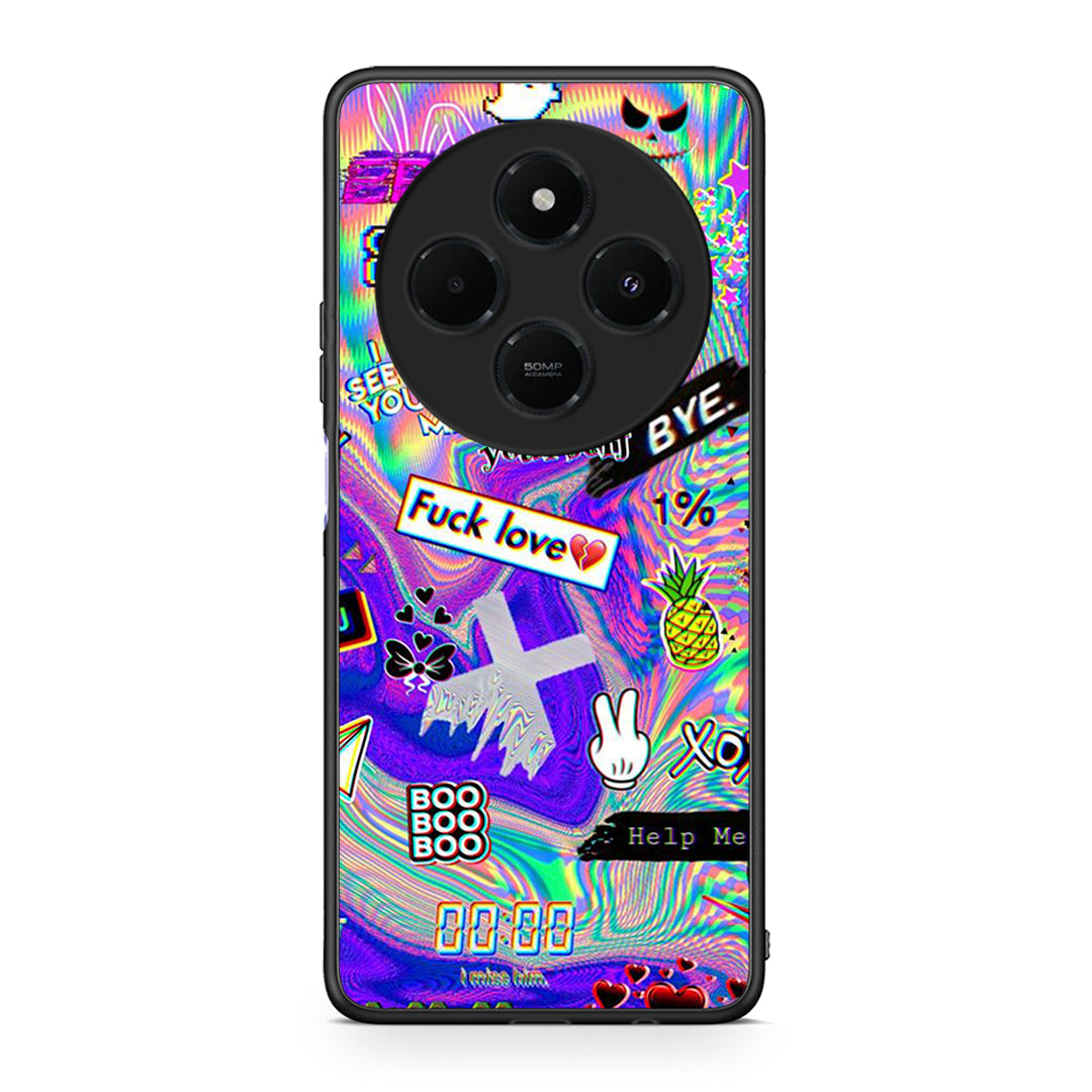 Xiaomi Redmi 14C NFC / A3 Pro / Poco 75 4G / 5G Game Over θήκη από τη Smartfits με σχέδιο στο πίσω μέρος και μαύρο περίβλημα | Smartphone case with colorful back and black bezels by Smartfits