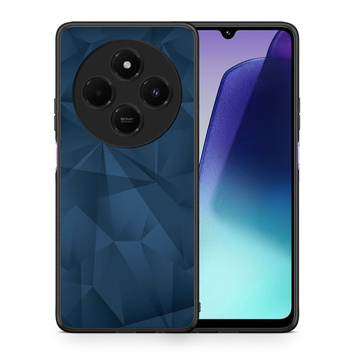 Θήκη Xiaomi Redmi 14C NFC / A3 Pro / Poco 75 4G / 5G Blue Abstract Geometric από τη Smartfits με σχέδιο στο πίσω μέρος και μαύρο περίβλημα | Xiaomi Redmi 14C NFC / A3 Pro / Poco 75 4G / 5G Blue Abstract Geometric case with colorful back and black bezels