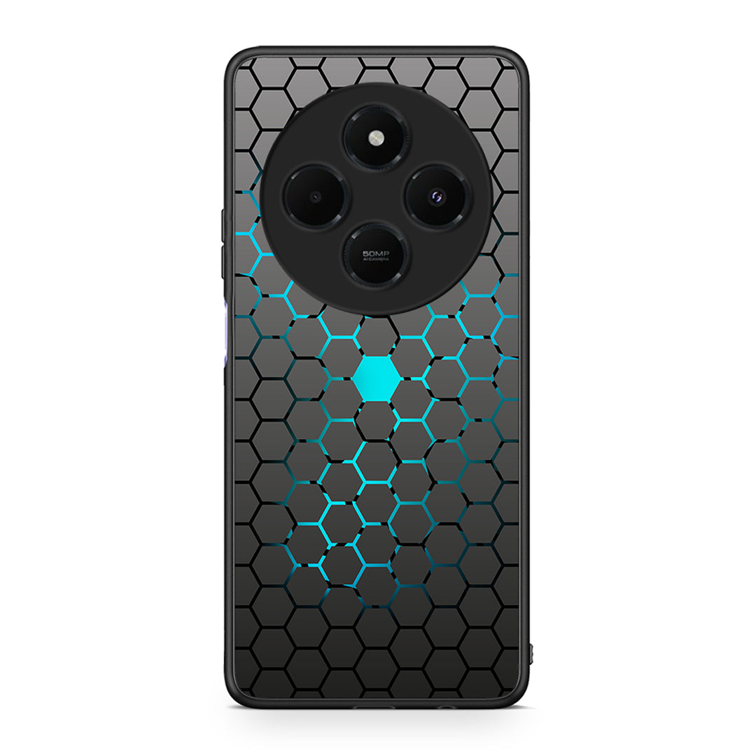 40 - Xiaomi Redmi 14C NFC / A3 Pro / Poco 75 4G / 5G Hexagonal Geometric case, cover, bumper