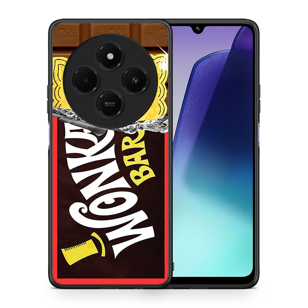 Θήκη Xiaomi Redmi 14C NFC / A3 Pro / Poco 75 4G / 5G Golden Ticket από τη Smartfits με σχέδιο στο πίσω μέρος και μαύρο περίβλημα | Xiaomi Redmi 14C NFC / A3 Pro / Poco 75 4G / 5G Golden Ticket case with colorful back and black bezels