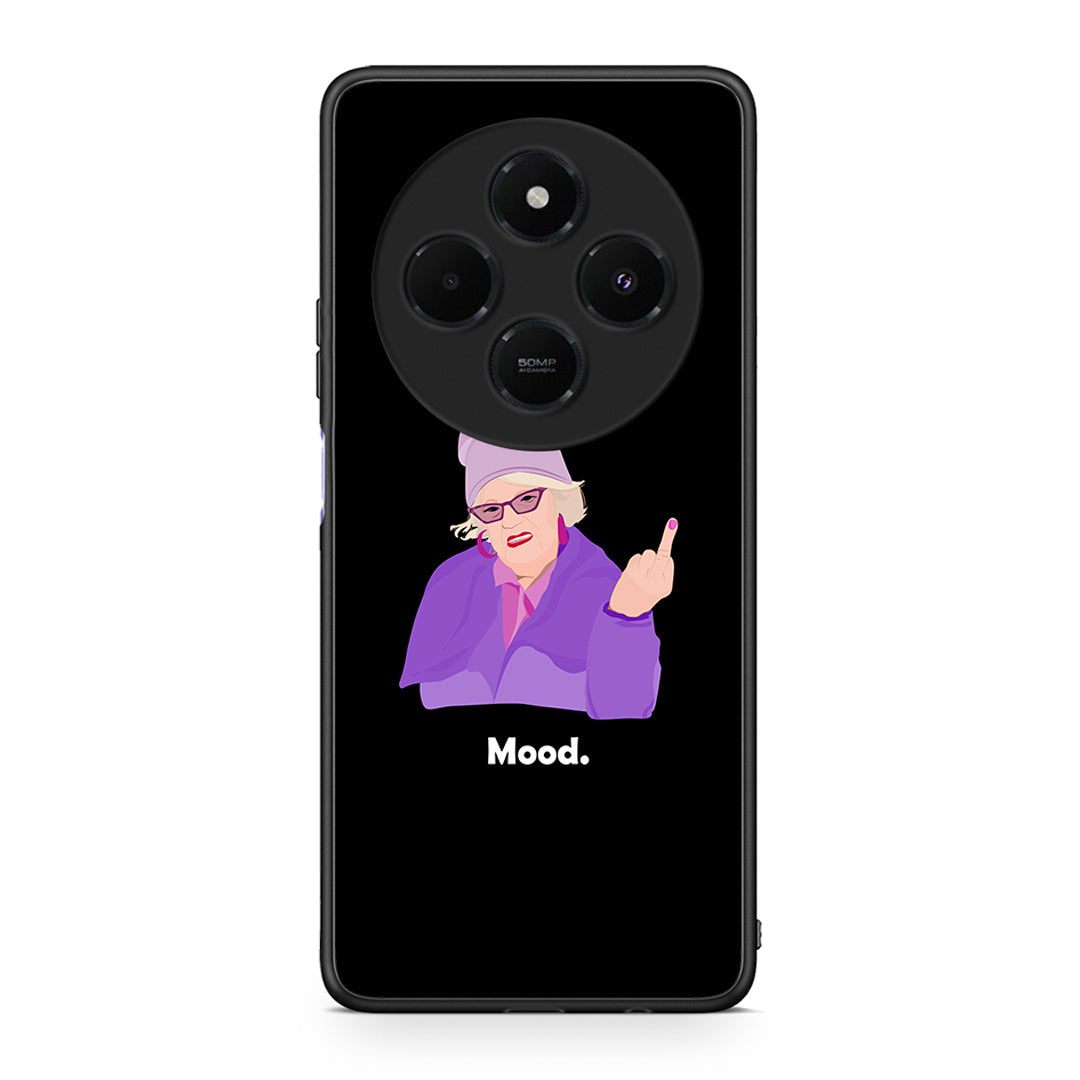 Xiaomi Redmi 14C NFC / A3 Pro / Poco 75 4G / 5G Grandma Mood Black θήκη από τη Smartfits με σχέδιο στο πίσω μέρος και μαύρο περίβλημα | Smartphone case with colorful back and black bezels by Smartfits