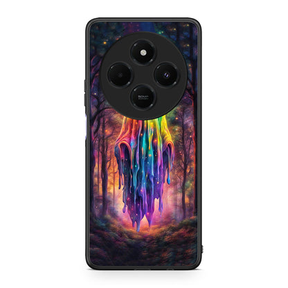 Xiaomi Redmi 14C NFC / A3 Pro / Poco 75 4G / 5G Halloween Ghost θήκη από τη Smartfits με σχέδιο στο πίσω μέρος και μαύρο περίβλημα | Smartphone case with colorful back and black bezels by Smartfits