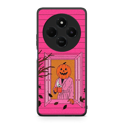 Xiaomi Redmi 14C NFC / A3 Pro / Poco 75 4G / 5G Halloween Pumpkin Lady Θήκη από τη Smartfits με σχέδιο στο πίσω μέρος και μαύρο περίβλημα | Smartphone case with colorful back and black bezels by Smartfits